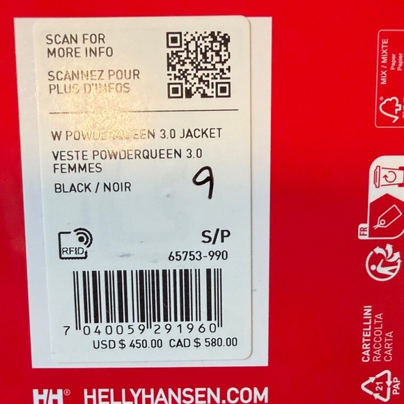 Helly Hansen women’s powderqueen 3.0 ski jacket - Picture 2 of 6